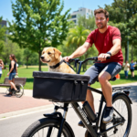 campus bike racks with design dogs cats